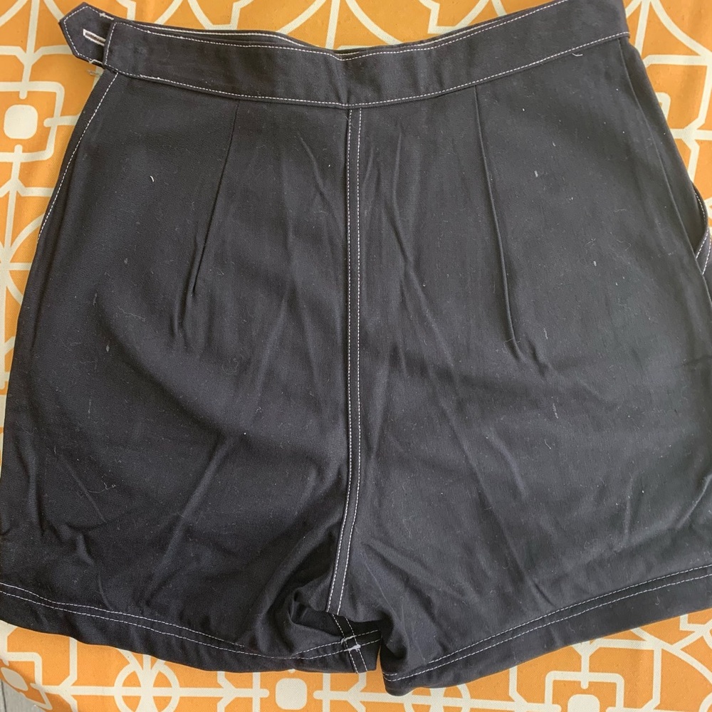 Black 1950s deadstock vintage shorts pin up - Picture 5 of 9